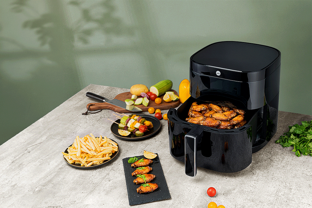 Dualfry 6L Heissluftfritteuse – Knusprig und Gesund - Wilfa Schweiz