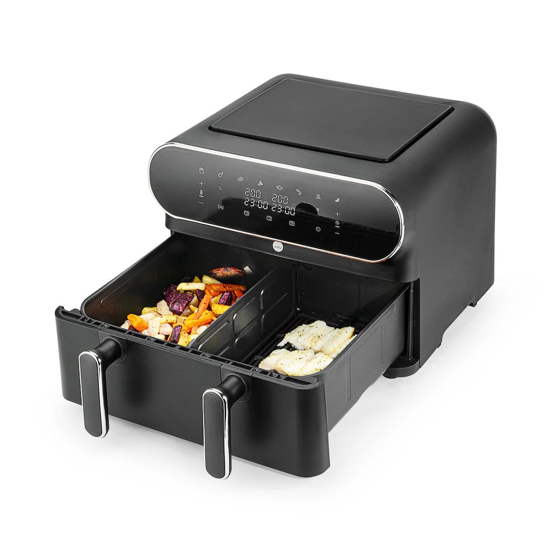 Wilfa Air Fryer Dual Zone 2 x 5.5L - black