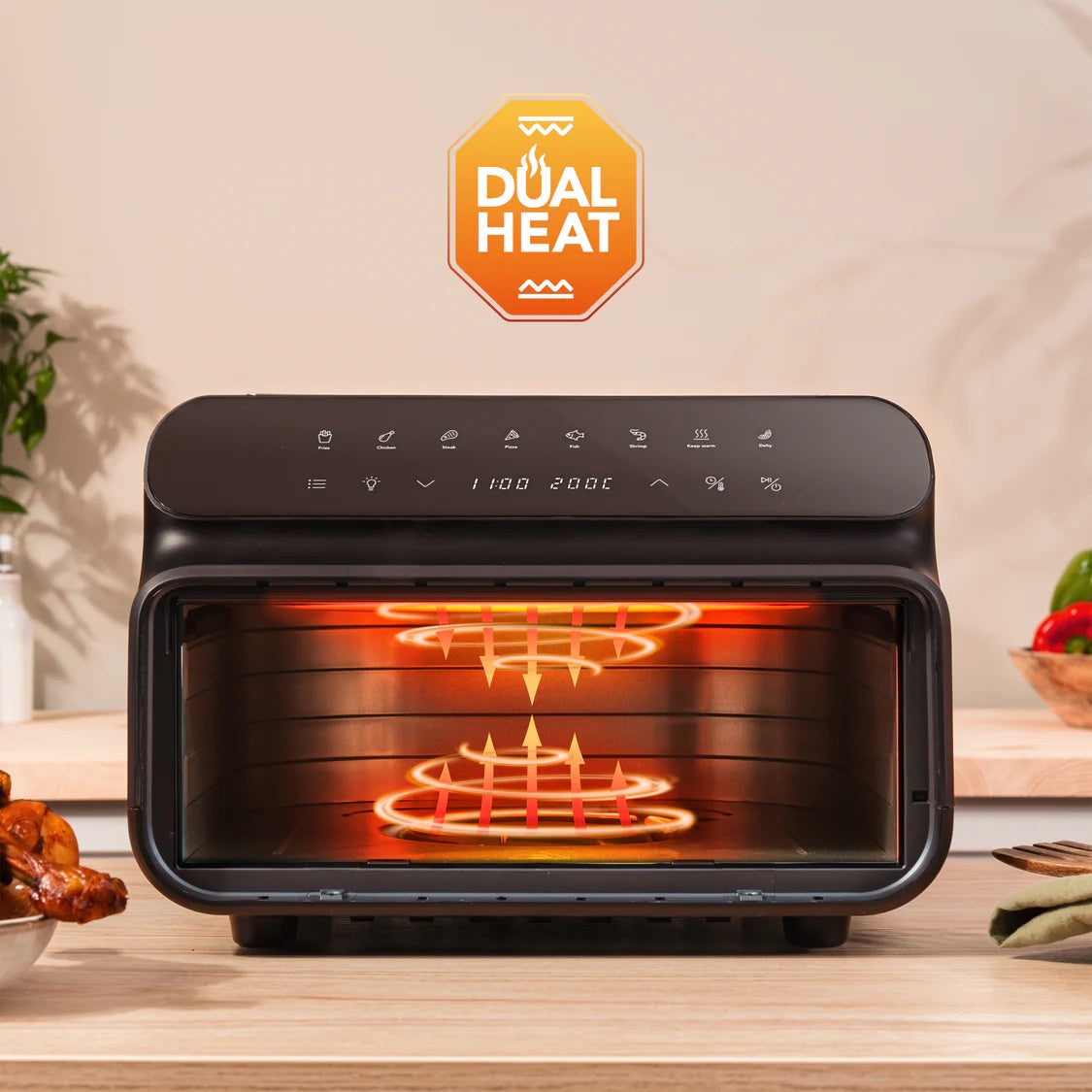 Wilfa Dualfry Grill 10L - black