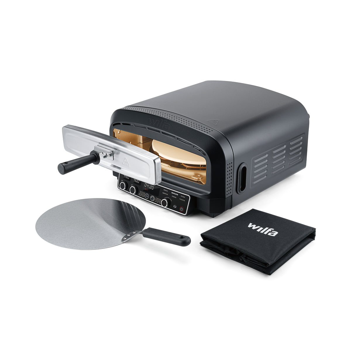 Wilfa Bundle Küchenmaschine Probaker Timer black &amp; Pizzaofen Crust