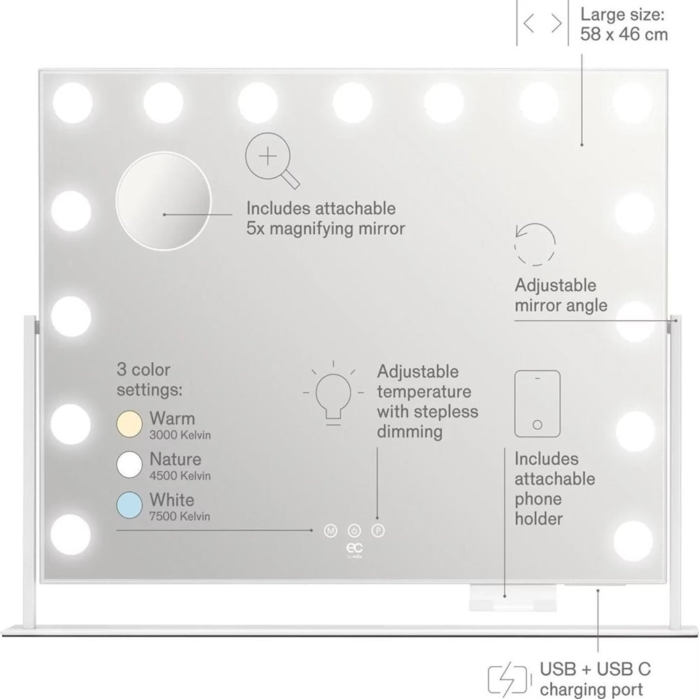 EC by Wilfa Makeup Mirror Star