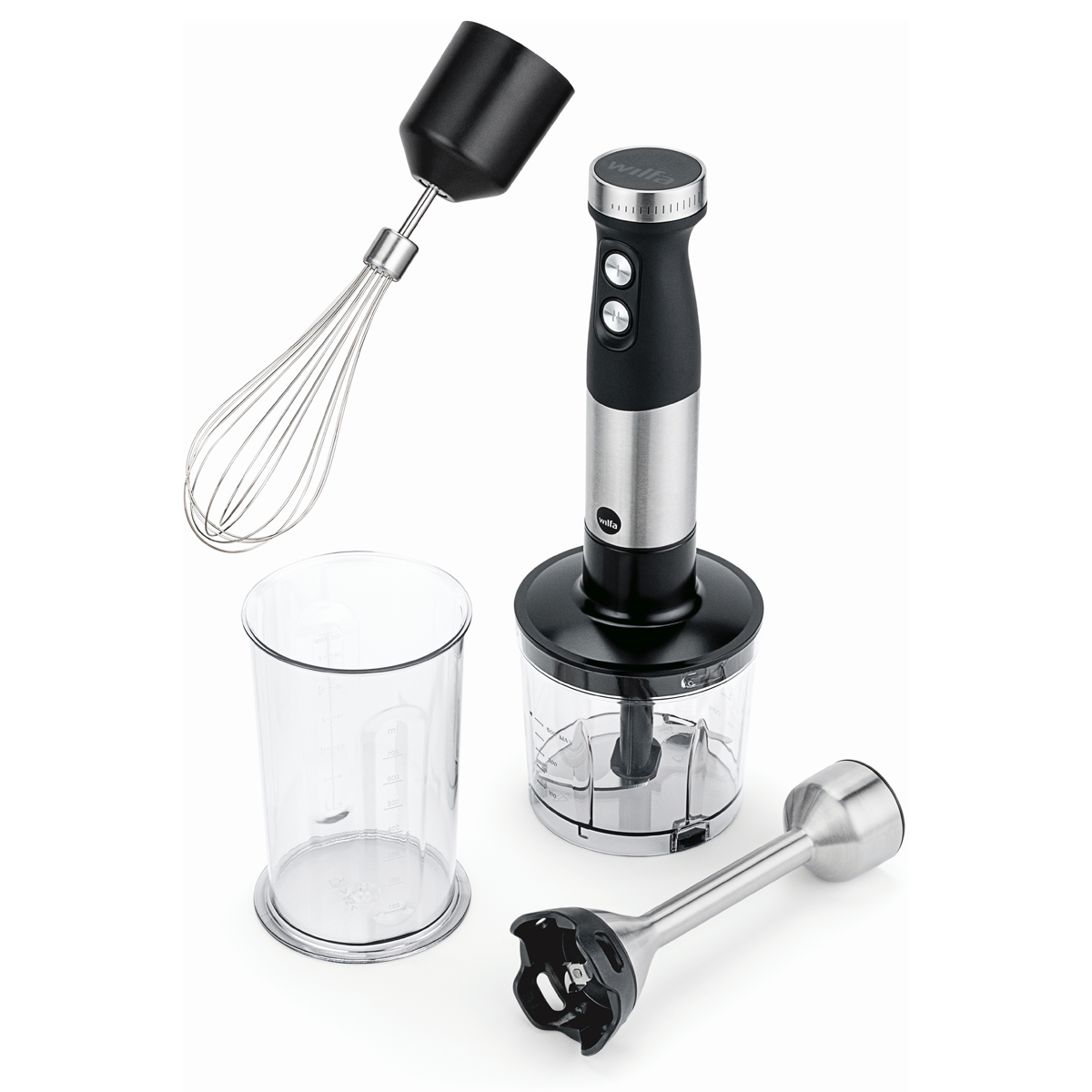 Wilfa Stickmixer Fusion 1000 - black/steel