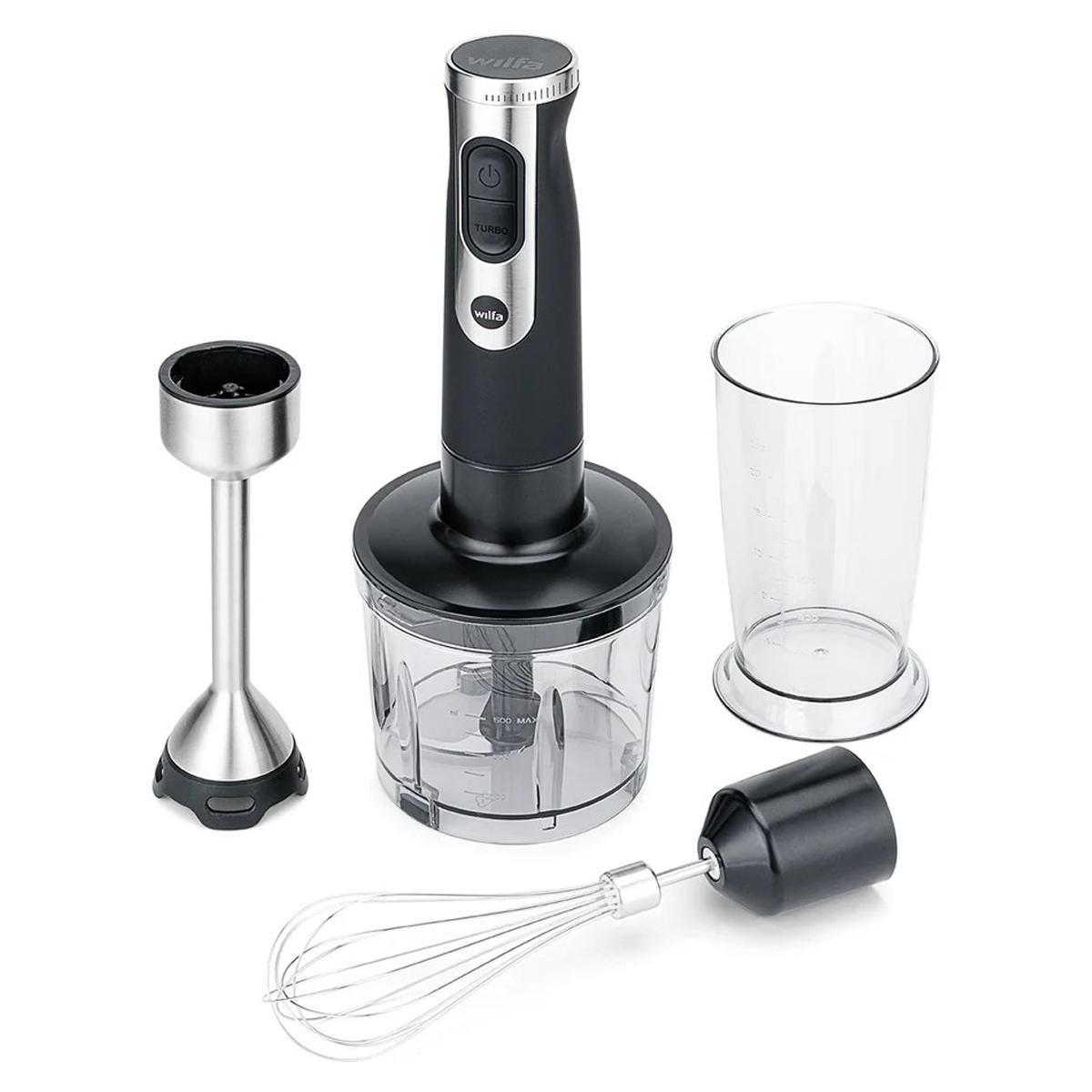 Wilfa Stickmixer Fusion 800 - black/steel