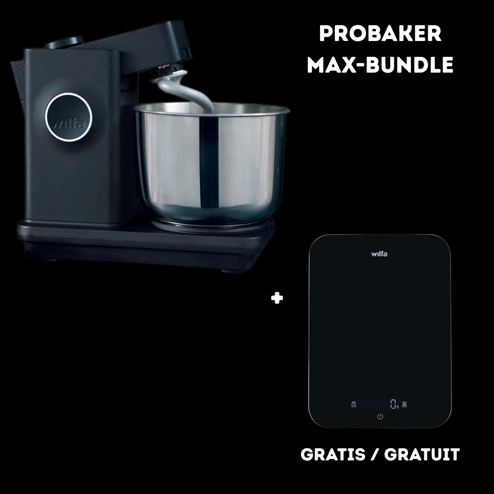 Wilfa Bundle Küchenmaschine Probaker black &amp; Küchenwaage Max Scale