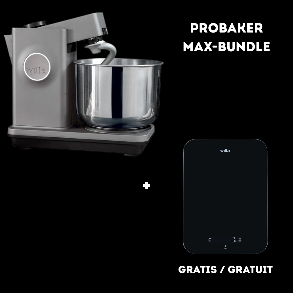 Wilfa Bundle Küchenmaschine Probaker grey &amp; Küchenwaage Max Scale